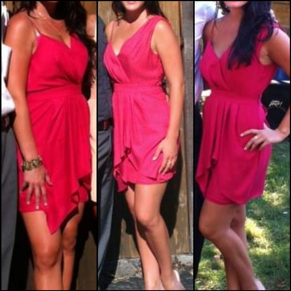 BCBG Generation fuchsia hot pink dress - Picture 2 of 2